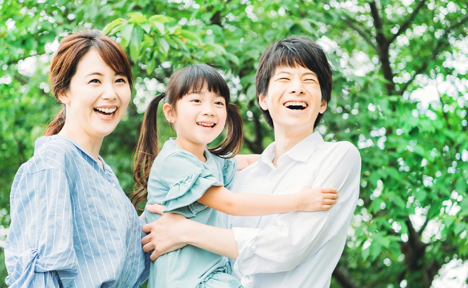 安心できる笑顔イメージ