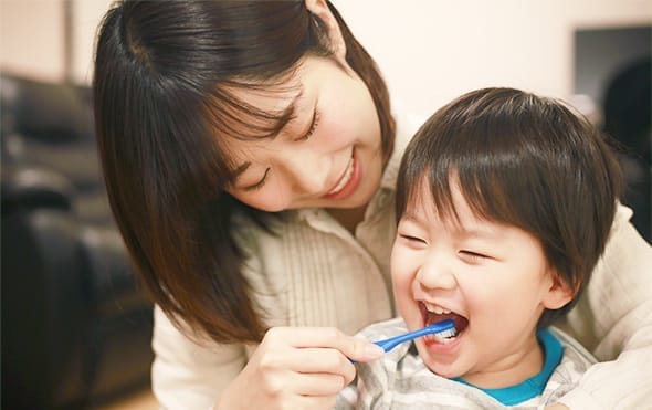 親子で一緒に予防イメージ