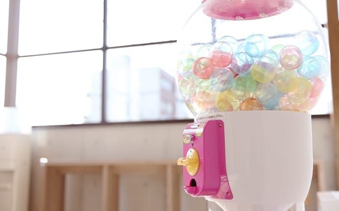 ガチャガチャで楽しくイメージ